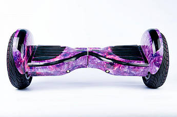 Гіроскутер Smart Balance 10.5 Elite Lux фіолетовий космос колеса алюмінієві з підсвіткою LED