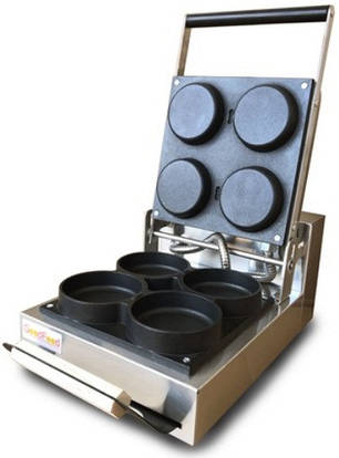 GoodFood Вафельниця для тарталеток Кіш WB4B на 4 форми, фото 1