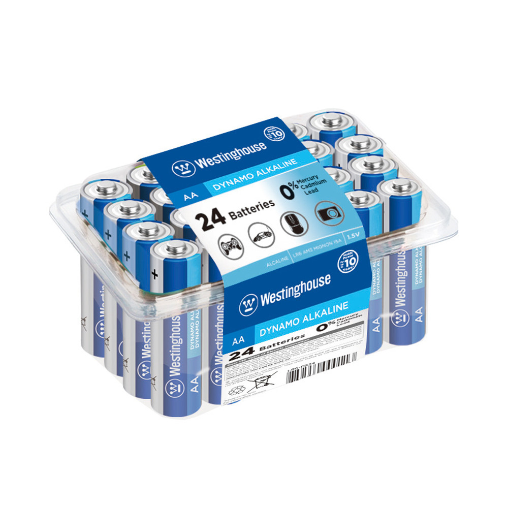 Лужна батарейка Westinghouse Dynamo Alkaline AA/LR6 24шт/уп shrink