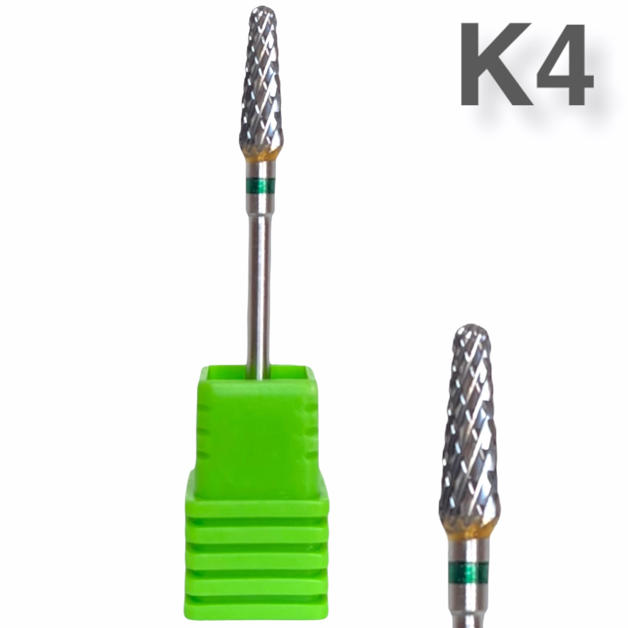 Насадка для фрезера твердосплавна (для манікюру і педикюру) Зелений K4