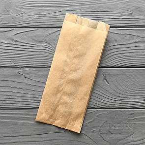 Пакет саше коричневий 230х90х50мм 168Ф жиростойкий