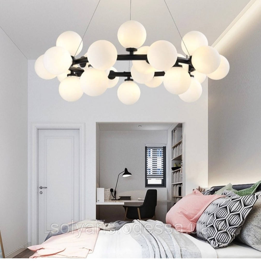 Люстра 5739/25 чорна,, фото 1