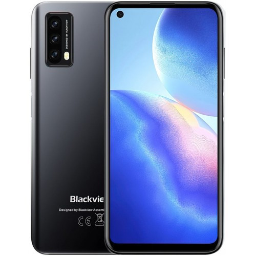 Смартфон Blackview A90 4/64Gb Black, 2sim, экран 6.39" IPS, 8 ядер, 12+2+0.3+0.3/8Мп, 4250mAh, 4G (LTE)