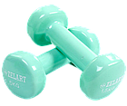 Гантелі вінілові Dumbbells Beauty 2x1,5 кг для фітнесу, аеробіки, тренувань (TA-5225-1.5), фото 3