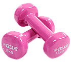 Гантелі вінілові Dumbbells Beauty 2x1,5 кг для фітнесу, аеробіки, тренувань (TA-5225-1.5), фото 6