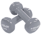 Гантелі вінілові Dumbbells Beauty 2x1,5 кг для фітнесу, аеробіки, тренувань (TA-5225-1.5), фото 7