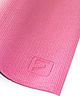 Килимок YOGA MAT для йоги, пілатесу, фітнесу, тренувань (ПВХ, 173*61*0,4 см, рожевий), фото 2