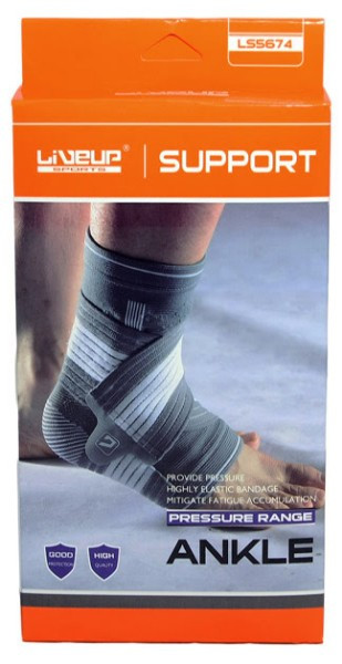 Фіксатор-бандаж гомілки LiveUp Ankle Support розмір L-XL (LS5674-L-XL)