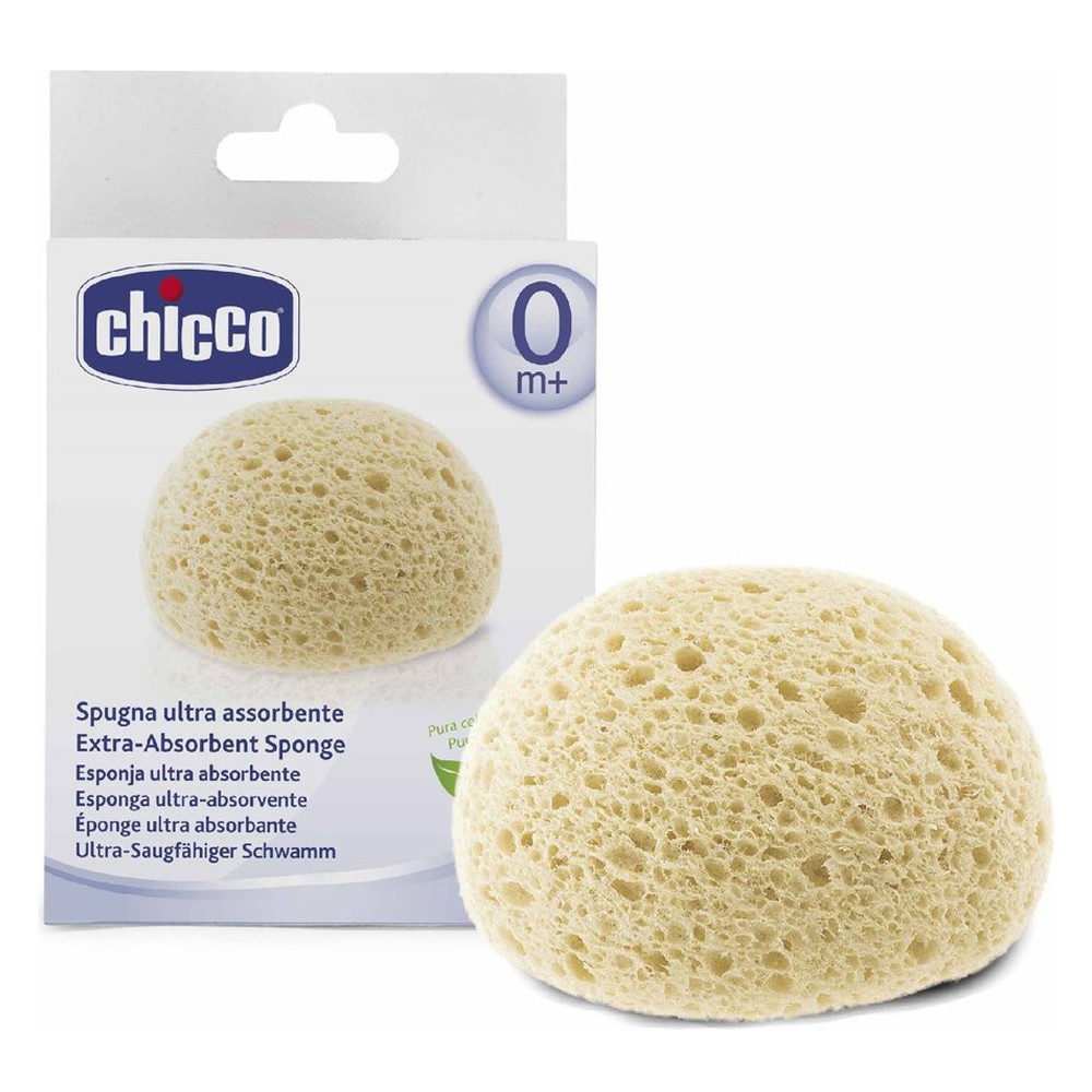 Губка дитяча суперабсорбуюча Chicco Extra-Absorbent Sponge (8058664062850)