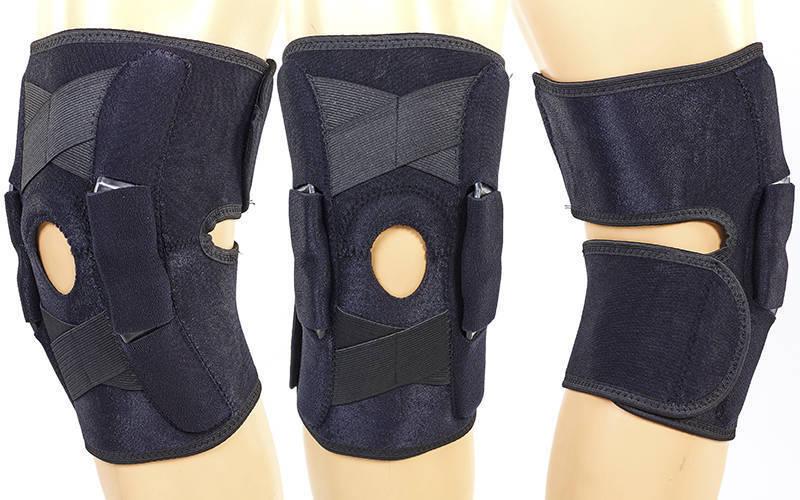 Наколінник-ортез-бандаж колінного суглоба Grande Knee Pads 1 шт. для підтримки коліна та реабілітації (GS-1820)