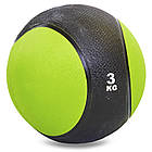 Медбол Record Medicine Ball 3 кг твердий гумовий (C-2660-3), фото 2