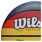 М'яч баскетбольний Wilson MVP Retro розмір 7 гумовий для вулиці-залу (WTB9016XB07), фото 3