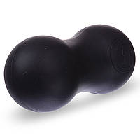 Мяч массажный двойной DuoBall 14х6,5 см для самомассажа спины и мышц, фитнеса, йоги (FI-7073)