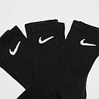 Шкарпетки спортивні Nike Cotton Crew 3-pack чорні (SX4700-001), фото 4
