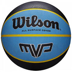 М'яч баскетбольний Wilson MVP 275 BSKT розмір 5, гумовий, для вулиці-залу (WTB9017XB05)