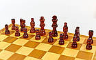 Набір шахи, шашки, нарди 3 в 1 дерев'яні, дошка 34x34 см (W7723), фото 3