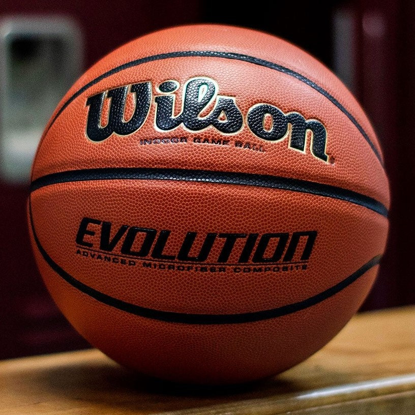 М'яч баскетбольний Wilson EVOLUTION розмір 7 композитна шкіра коричневий (WTB0516XBEMEA)