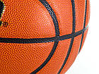 М'яч баскетбольний Wilson EVOLUTION розмір 7 композитна шкіра коричневий (WTB0516XBEMEA), фото 5