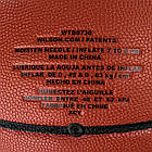 М'яч баскетбольний Wilson NCAA R BALL GAME розмір 7 композитна шкіра коричневий (WTB0730XDEF), фото 6