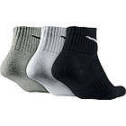 Шкарпетки спортивні Nike Cushion Quarter 3 пари білий-сірий-чорний (SX4703-901), фото 3