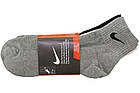 Шкарпетки спортивні Nike Cushion Quarter 3 пари білий-сірий-чорний (SX4703-901), фото 4