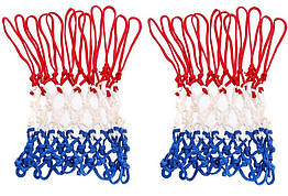 Баскетбольна сітка Basketball Net Heavy Duty Outdoor ігрова всепогодна 2 шт.