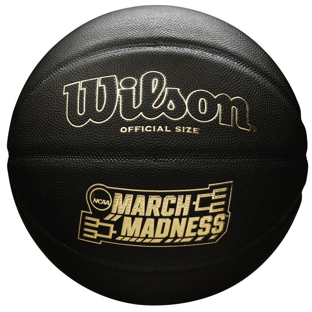 М'яч баскетбольний Wilson NCAA MARCH MADNESS розмір 7 чорний композитна шкіра для гри вулиця-зал