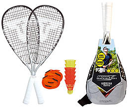 Набір для швидкісного бадмінтону-спідмінтону Talbot Speed-Badminton Set SPEED 7700 (ракетки, волани, чохол...)