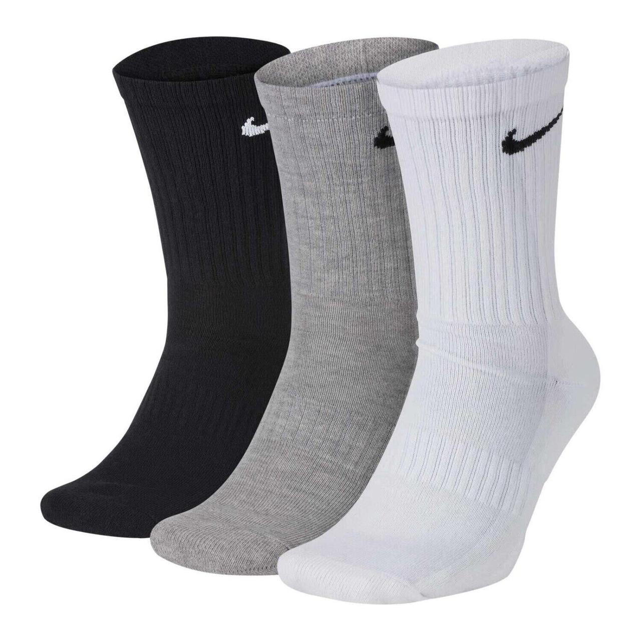 Шкарпетки спортивні Nike Everyday Cush Crew 3 пари (SX7664-964)