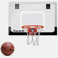 Мини-щит баскетбольный 58х40 см SKLZ Pro Mini Hoop® XL с кольцом, мячем и сеткой