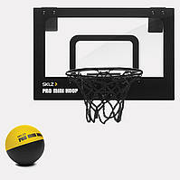 Мини-щит баскетбольный 45х30 см SKLZ Pro Mini Hoop® Micro с кольцом, мячем и сеткой