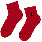 Шкарпетки спортивні Nike Jordan Jumpman Quarter 3 пари чорні-білі-червоні (SX5544-011), фото 6