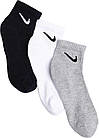 Шкарпетки спортивні Nike Everyday Cushion Ankle 3 пари чорні-білі-сірі (SX7667-901), фото 3