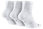 Шкарпетки баскетбольні спортивні Jordan Jumpman Quarter 3 пари білі (SX5544-100), фото 3