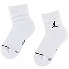 Шкарпетки баскетбольні спортивні Jordan Jumpman Quarter 3 пари білі (SX5544-100), фото 6