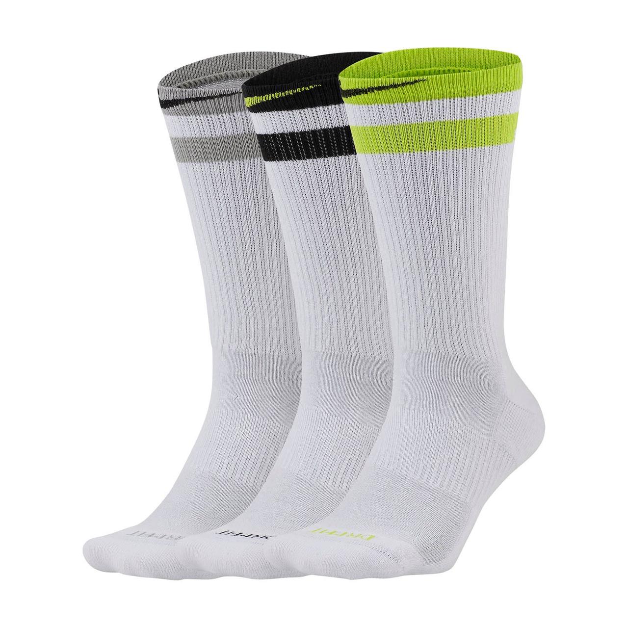Шкарпетки спортивні Nike Everyday Plus Cush Crew 3 пари (CZ0502-902)