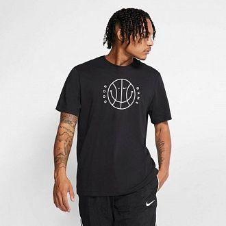 Футболка чоловіча баскетбольна Nike DRY TEE VERBIAGE 2 розмір L, XL (CD1107-010)