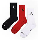 Шкарпетки баскетбольні спортивні Nike Jordan Jumpman Crew 3 пари (DX9632-902), фото 8