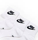 Шкарпетки спортивні Nike Everyday Essential Ankle 3 пари білі (SK0110-101), фото 6