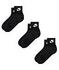 Шкарпетки спортивні Nike Everyday Essential Ankle 3 пари чорні (SK0110-010), фото 5