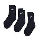 Шкарпетки спортивні Nike Everyday Cushion Crew 3 пари чорний (SX7664-010), фото 4
