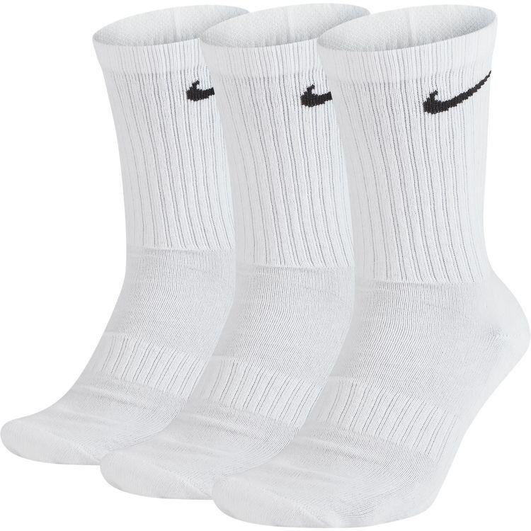 Шкарпетки спортивні Nike Everyday Cushion Crew 3 пари білі (SX7664-100)