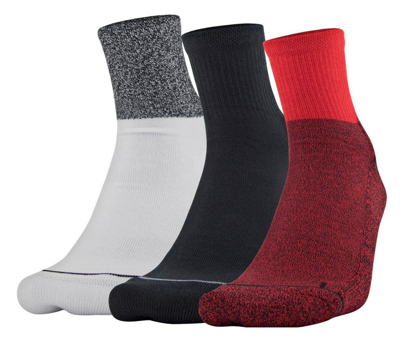 Шкарпетки спортивні Under Armour Phenom Quarter 3 пари (1329352-600)