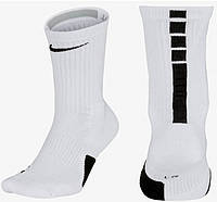 Носки баскетбольные Nike Elite Basketball Socks белые (SX7622-100)