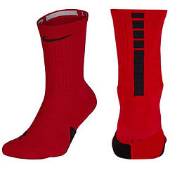 Шкарпетки баскетбольні Nike Elite Basketball Socks червоні (SX7622-657)