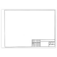 Бумага для черчения со штампом А3 (297х420 мм) 150 г/м2 10 листов Полиграфист