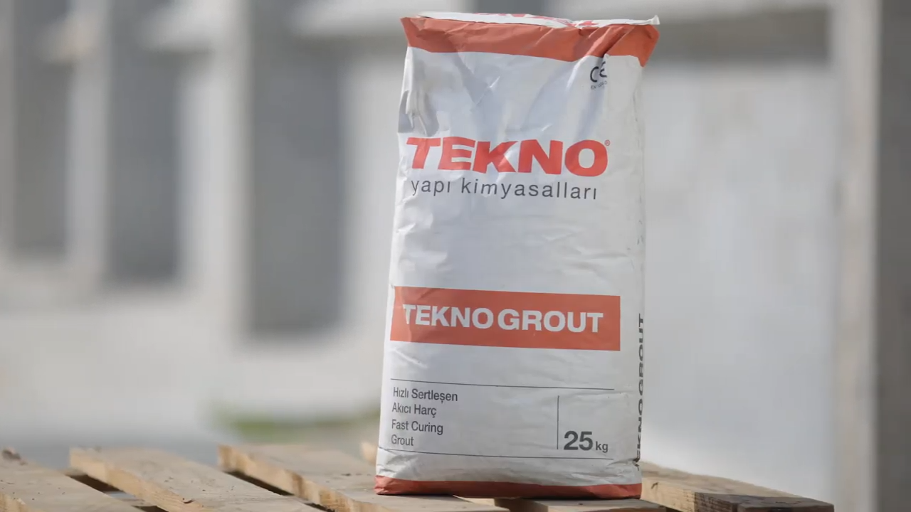 Текногроут Рапід/ Teknogrout Rapid — швидкотверда наливна безусадна ремонтна суміш (пач. 25 кг)