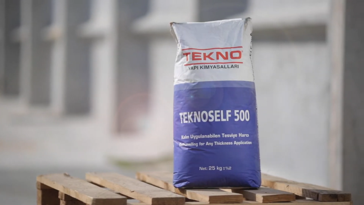 Текноселф 500 / Teknoself 500 - посилений самовирівнювальний розчин для наливних підлог уп.25 кг
