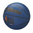 М'яч баскетбольний Wilson NBA Forge Plus Deep Navy розмір 7 композитна шкіра (WTB8102XB07), фото 2