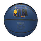 М'яч баскетбольний Wilson NBA Forge Plus Deep Navy розмір 7 композитна шкіра (WTB8102XB07), фото 3